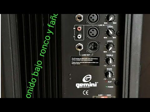 Gemini GX 350 horn, faulty low and woozy sound