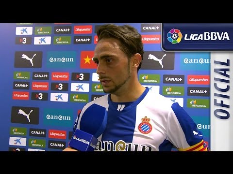Entrevista a Sergio García tras el RCD Espanyol (1-3) Sevilla FC - HD