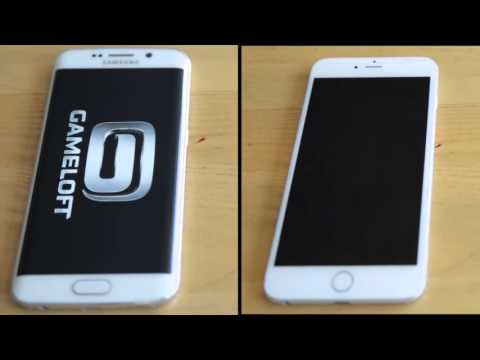 Samsung Galaxy S6 Edge vs iPhone 6 Plus speed test