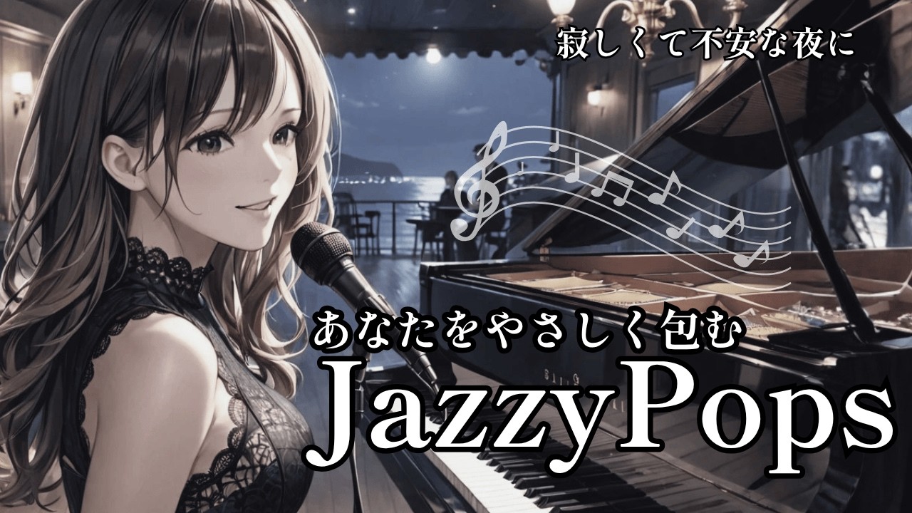 Midnight Rain Jazzy Pop 🍸 都会の夜景バーで聴く大人のジャズ ~ Cozy Lounge Music | Healing Woman 358
