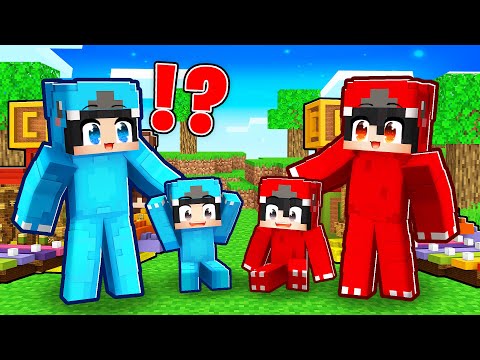 OMZ and Roxy Turned into BABY in Minecraft?!