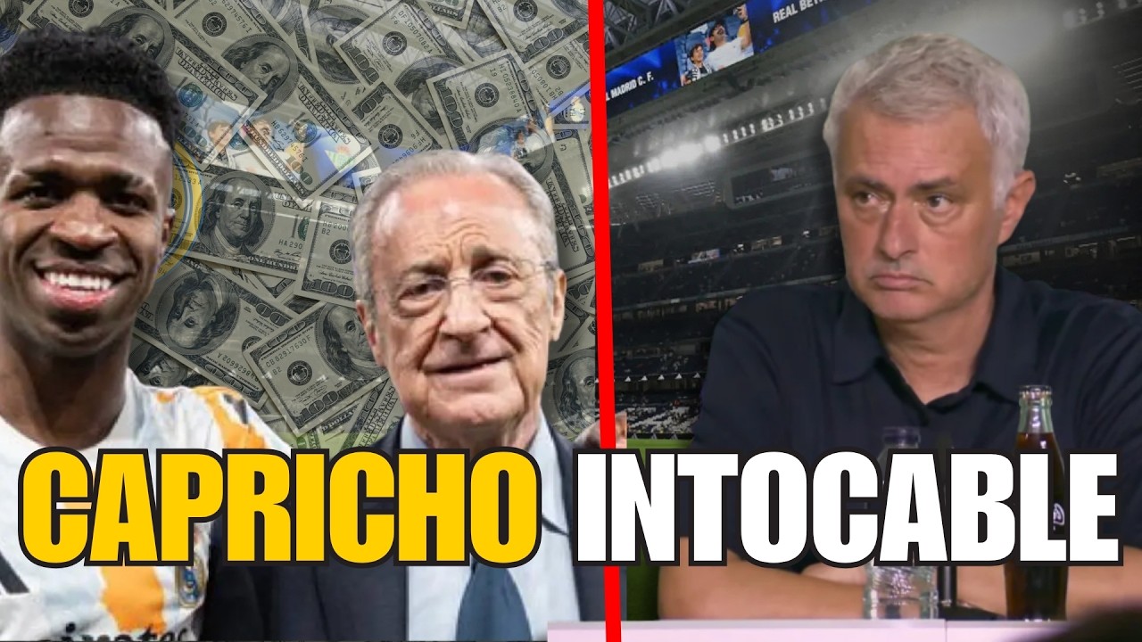 ¡NO ES CULPA DE MOURINHO! Vinícius es intocable para Florentino y punto