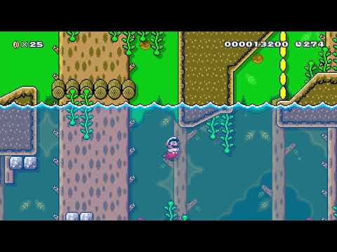 [SDW2] 1-3 Baffling Bayou by MiRA:) - Super Mario Maker 2 - No Commentary 1bz