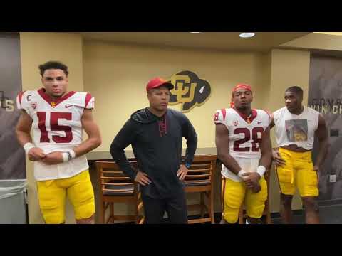 USC Defeats Colorado Postgame Presser10/2/21