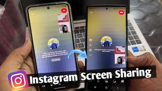 How to share screen on instagram video call | instagram video call me screen share kaise kare 🔥