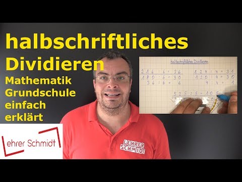 semi-written division | mathematics | Lehrerschmidt