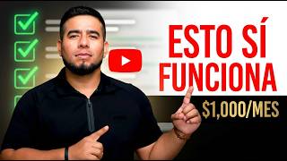 Esto DEBE tener un NICHO de YouTube para ganar $500–$1,000 al mes