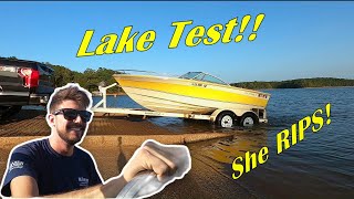 Rebuilding a 1982 COBALT Boat - Part 8!! First Time on The Water in YEARS!