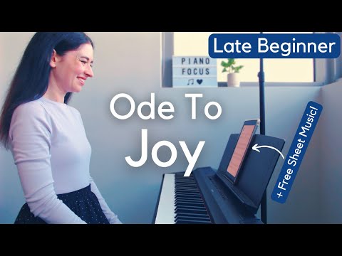Let’s Play - Ode To Joy! (Piano Tutorial + Free Sheet Music)