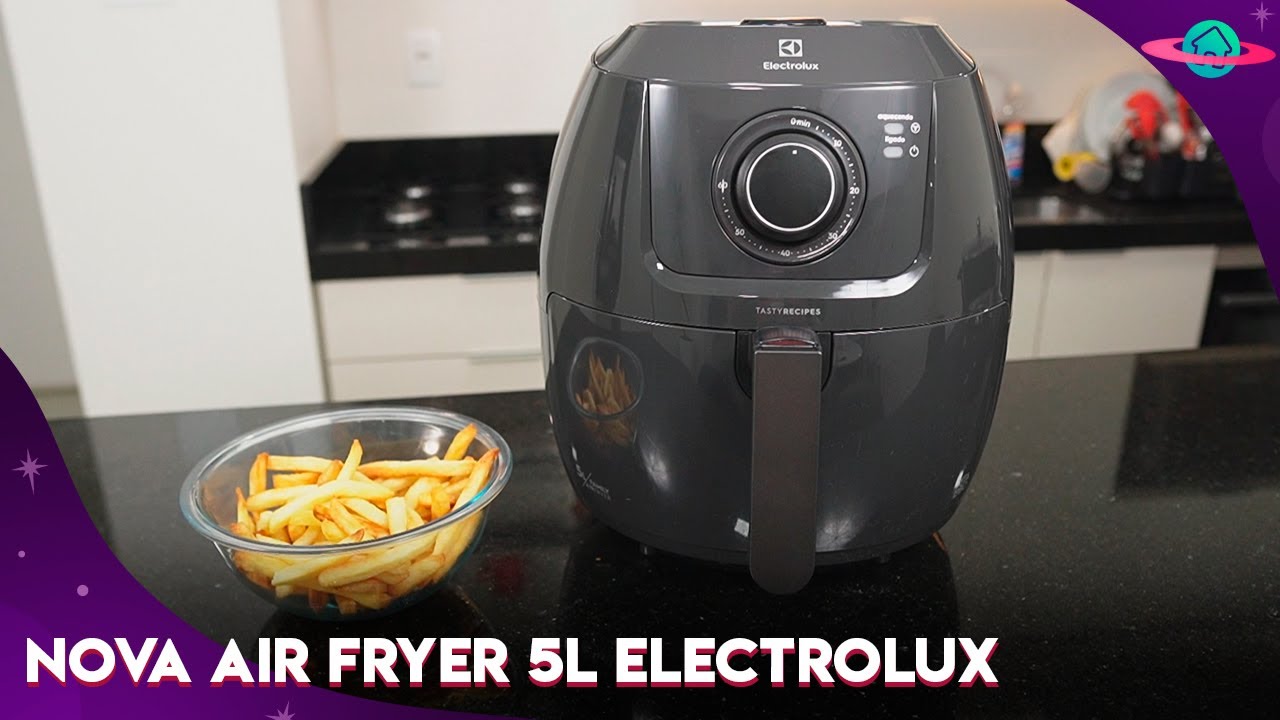 LIGANDO PELA PRIMEIRA VEZ AIR FRYER ELECTROLUX FAMILY EFFICIENT EAF50 5L: A MELHOR AIR FRYER GRANDE?