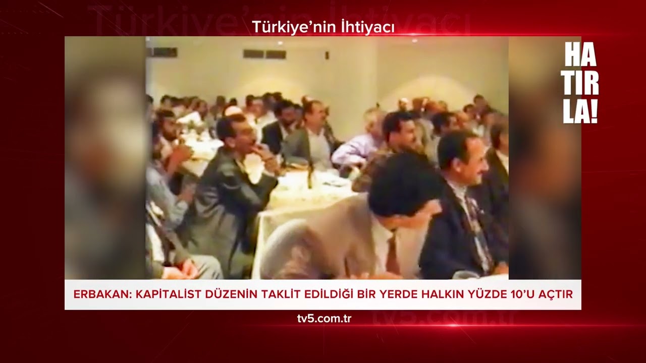 HATIRLA! 323 Erbakan: Kapitalist düzenin taklit edildiği bir yerde halkın yüzde 10'u açtır