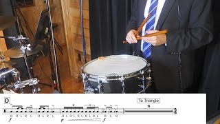 NCMEA 2025-2026 Grades 9-10 Snare Drum and Triangle Solo Part 2 -Technical