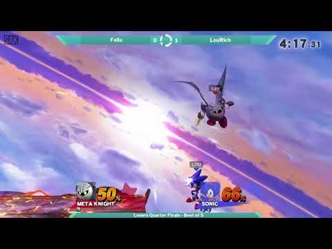 Sink or Swim 50 Losers Quarters - Felix (Meta Knight/Fox) vs LouRich (Sonic)