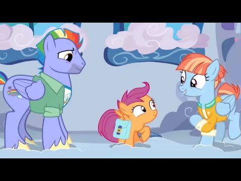 My little pony friendship is magic Scootaloo Meets Rainbow Dash’s parents Parental Glideance