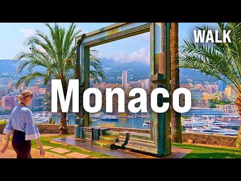 Monte Carlo, MONACO 4K Walking Tour - Captions & Immersive Sound [4K Ultra HD/60fps]