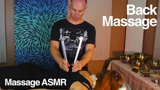 ASMR Back Massage for Lower &amp; Upper Back + Weighted Tuning Forks