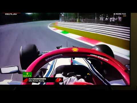 Kimi Raikkonen crash Monza 2019 Q3