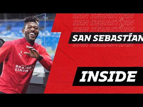 Arrived in 🇪🇸 ✈, good vibes in the Reale Arena 🏟 & Noni the photographer 📸 #RSOPSV #UEL