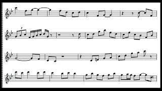 John Coltrane - Afro Blue (Live at Birdland) solo transcription