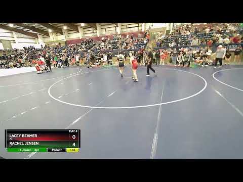 128 Lbs Round 3 - Lacey Behmer, AZ Vs Rachel Jensen, UT E255