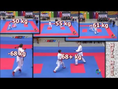 2016 Karate1 Premier League, Salzburg - Female kumite menu