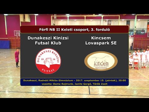 NBII: Dunakeszi Kinizsi - Kincsem Lovaspark SE 4-4 (2017.09.15, összefoglaló)