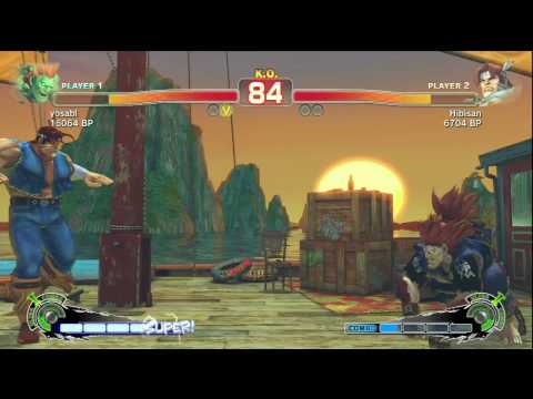 SSF4 - yosabl (Blanka) VS. Hibisan (T.Hawk)