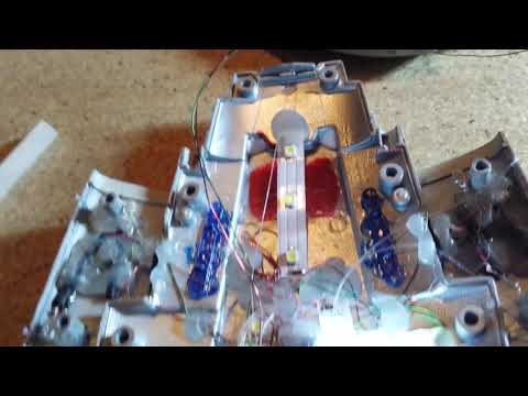 1/1000th scale USS Defiant lighting Part 3