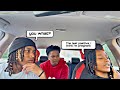 SAYING I THINK IM PREGNANT IN FRONT OF RockstarJus Reggie2x THEN LEAVING THE CAR