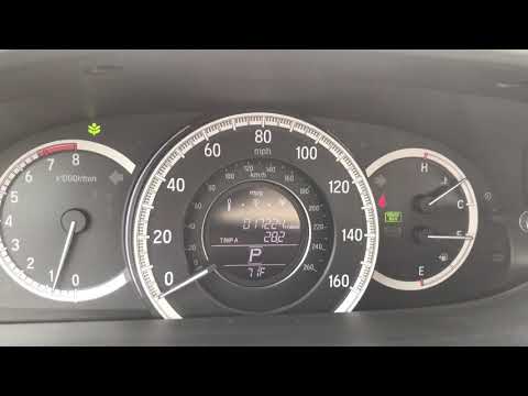 2016 Honda Accord - Oil Life Reset Procedure