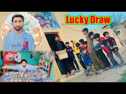 The Lucky Draw Begins! 😱For Village Poor Kids 😍On Hamza Sidhu Shop