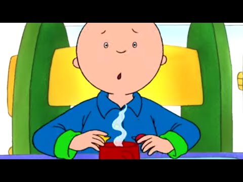 Caillou Drinks Hot Chocolate | Caillou Cartoon