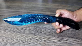 How to Make This Snake Dagger | Resin Art