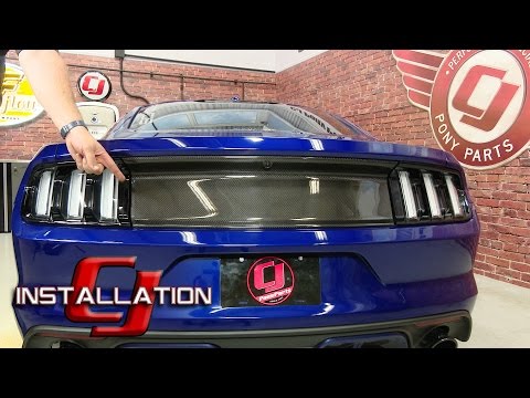 2015-2023 Mustang Anderson Composites Carbon Fiber Tail Light Panel Molding Installation