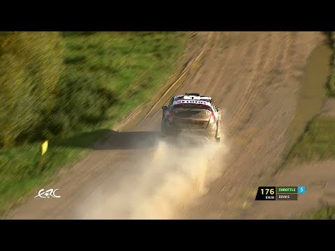 Rally Liepāja 2017 - Kajetanowicz on SS2 with data