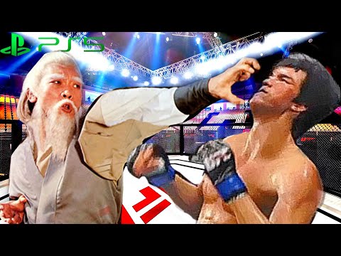 Bruce Lee vs Old Shaolin Monk ( EA Sports UFC 4 ) wwe mma