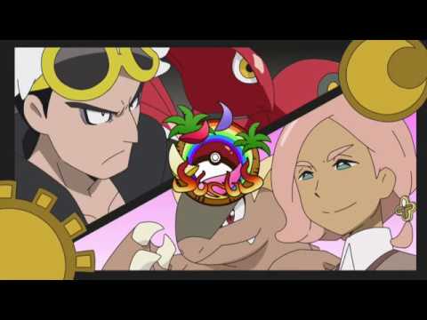 Guzma vs llima Pokemon Sun and Moon Episode 130 English Dub