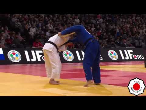 Nicolas Yonezuka vs. Tammar Almali - U81 Mens Judo Grand Slam Paris 2022