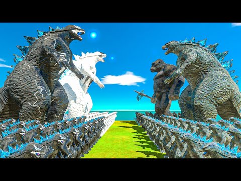 Legendary Godzilla War - Growing Godzilla 2014 x Kong vs Venom Godzilla x Anti Venom Godzilla - ARBS