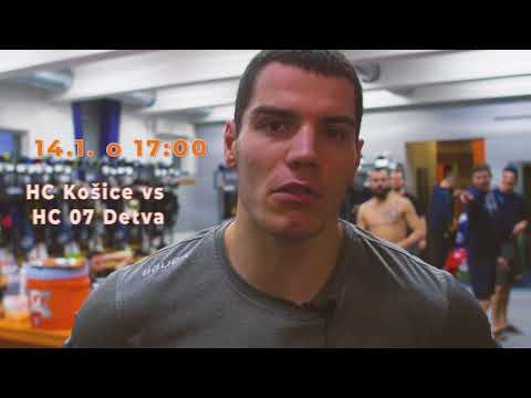 Tomáš Klíma pozýva na zápas HC Košice - HC 07 Detva