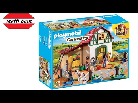 Playmobil Country 6927 Pony Farm unboxing & build