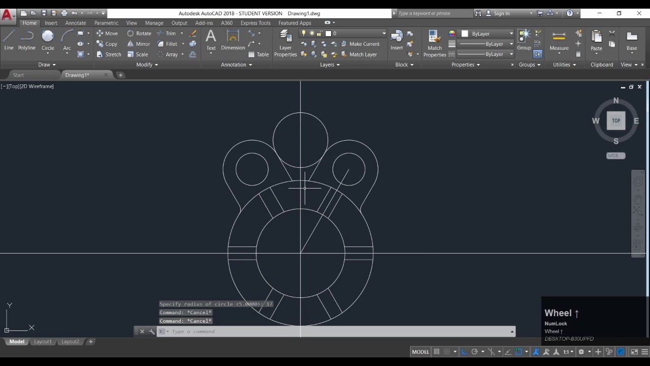 AutoCAD - Complete Tutorial for Beginners - Exercises 1