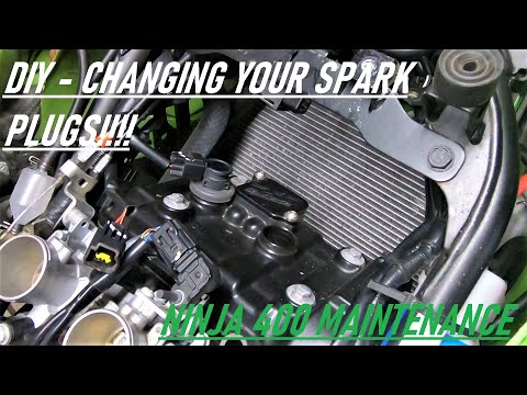 DIY - Replacing Your Ninja 400 Spark Plugs!!!!