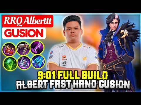 9 Minutes Full Build, Albert Fast Hand Gusion [ RRQ Alberttt Gusion ] Mobile Legends
