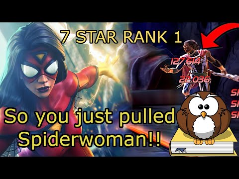 So you just pulled Spiderwoman? - 7* R1 Showcase - Marvel Contest of Champions