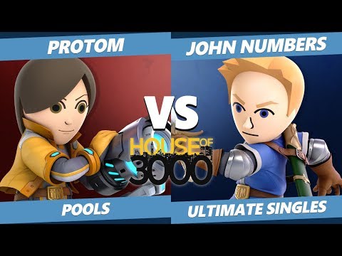 Smash Ultimate Tournament - Protom (Gunner) Vs. John Numbers (Swordfighter) SSBU Xeno 167 Pools