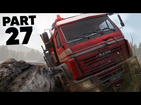 SNOWRUNNER Gameplay Walkthrough Part 27 - THIS CONTRACT IS IMPOSSIBLE (Alpha, Beta & Gamma)