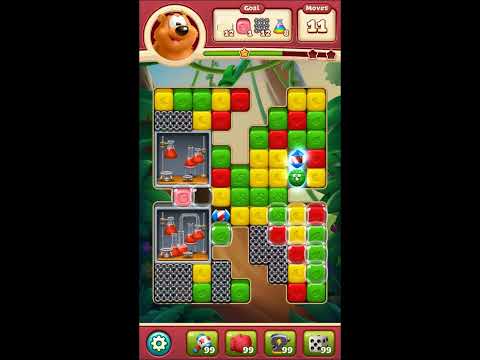 Toon Blast Level 6225 - NO BOOSTERS 🐻🐺🐱 | SKILLGAMING ✔️