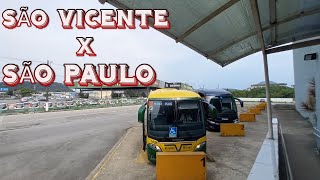 SUBINDO A IMIGRANTES DE ÔNIBUS  Viajando de São Vicente para São Paulo  Jabaquara na VIAÇÃO COMETA