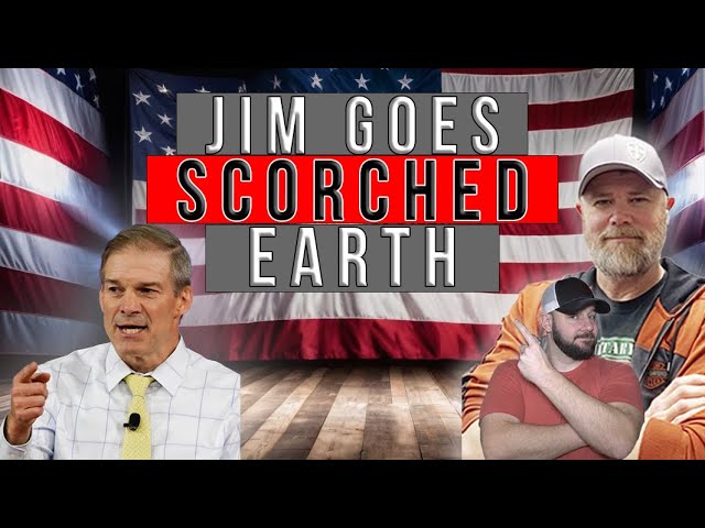 Jim Jordan Is Ready To Just Burn It All Down... Beast Mode Activated Against FBI, ATF, DOJ, Etc...
